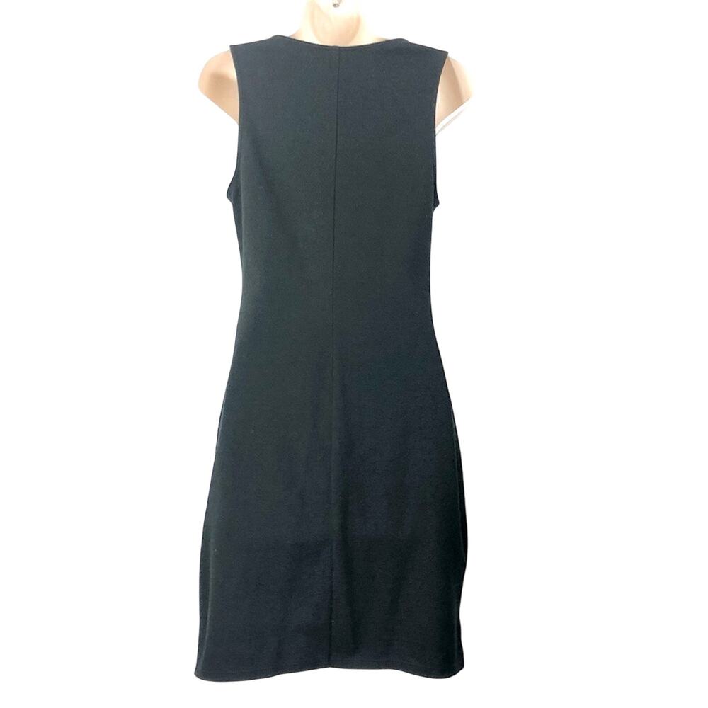 A New Day Black Sleeveless V Neck Dress A Line Design Soft Breathable Fabric - Picture 2 of 16